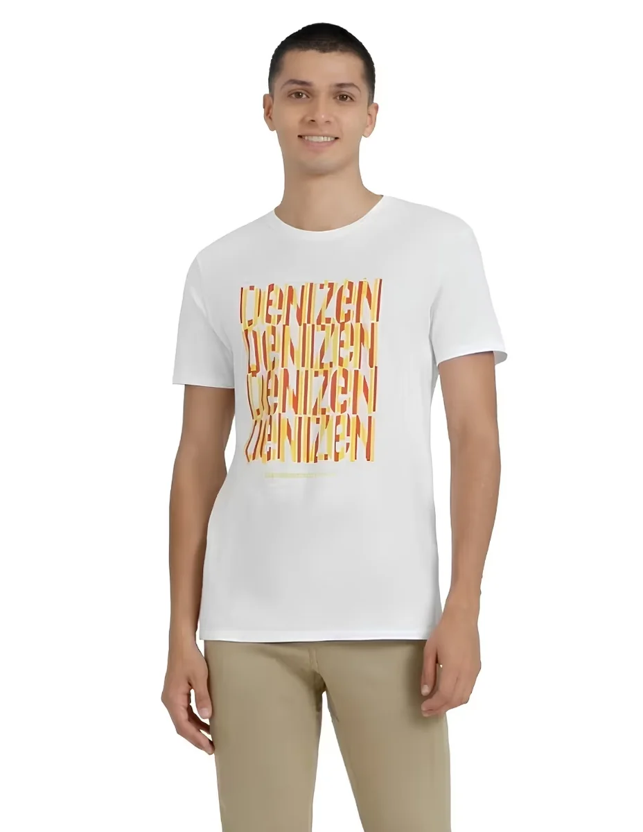 Playera denizen cuello redondo para hombre