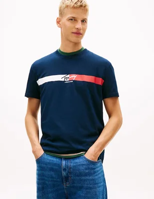 Playera Tommy Jeans cuello redondo para hombre