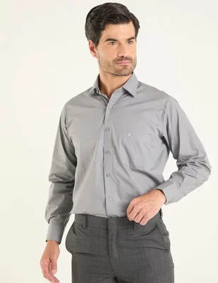 Camisa de vestir Manchester manga larga para hombre