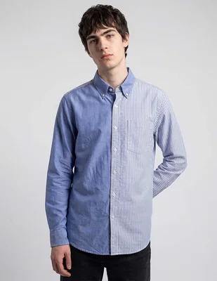 Camisa casual Aéropostale de algodón manga larga para hombre