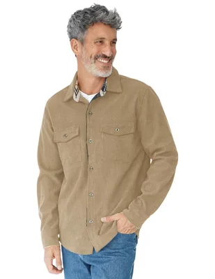 Sobrecamisa casual Roosevelt manga larga para hombre