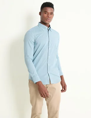 Camisa de vestir Scappino de algodón manga larga para hombre