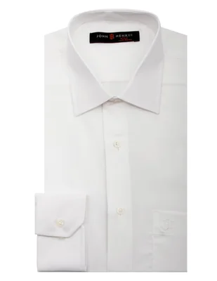 Camisa de vestir John Henry de manga larga para hombre