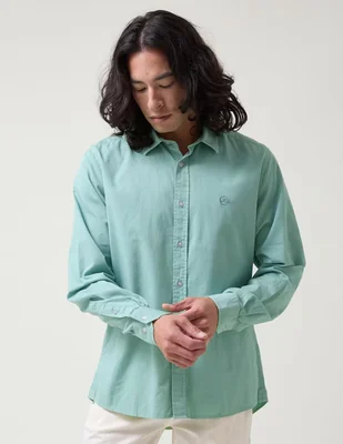 Camisa casual Altonadock manga larga para hombre