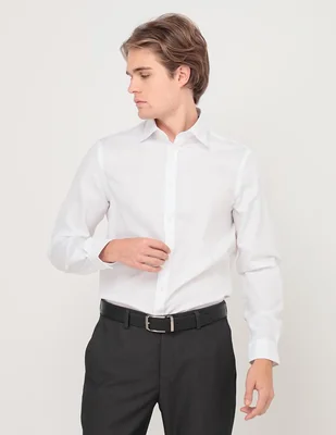 Camisa de vestir Michael Kors de algodón manga larga para hombre