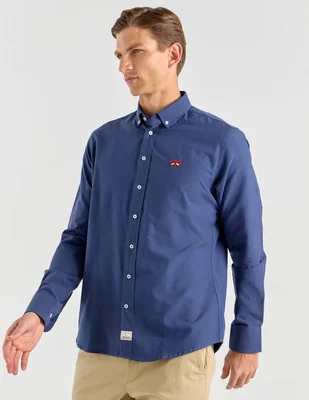 Camisa casual Spagnolo de algodón manga larga para hombre