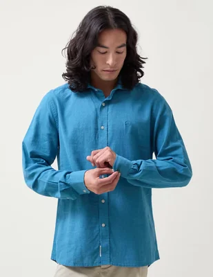 Camisa casual Altonadock manga larga para hombre