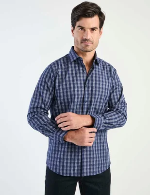 Camisa casual Regent Street manga larga para hombre