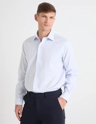 Camisa de vestir Brooks Brothers de algodón manga larga para hombre