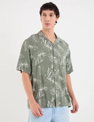 Camisa playa jack & jones manga al codo para hombre