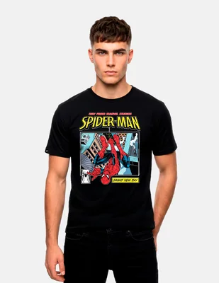 Playera marvel spiderman brand new day cuello redondo para hombre