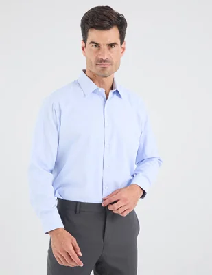 Camisa formal john henry manga larga para hombre