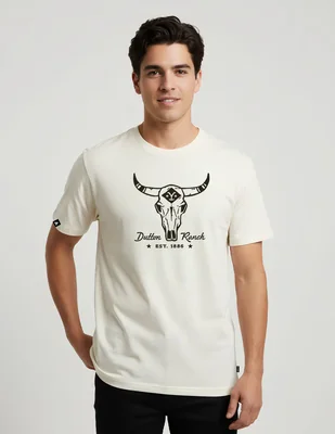 Playera yellowstone cuello redondo para hombre