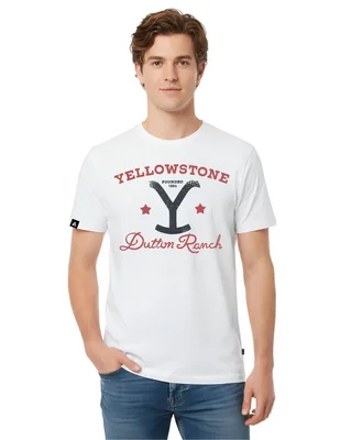Playera yellowstone yellowstone stars cuello redondo para hombre