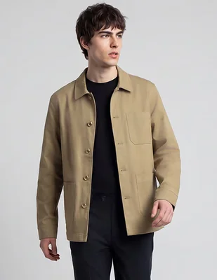 Sobrecamisa casual Aéropostale de algodón manga larga para hombre