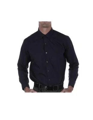 Camisa de vestir John Henry de manga larga para hombre
