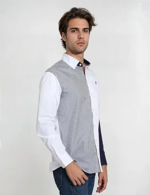 Camisa casual Muletta manga larga para hombre