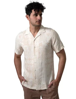 Camisa casual Generra de algodón manga corta para hombre