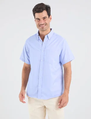 Camisa casual regent street manga corta para hombre