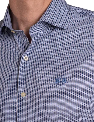 Camisa casual la martina manga larga para hombre