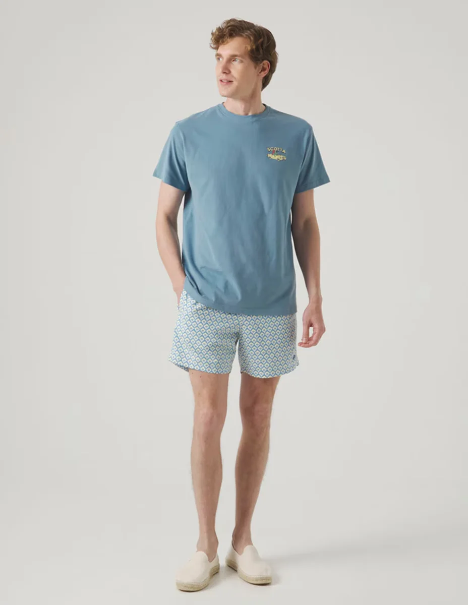 Playera Scotta cuello redondo para hombre