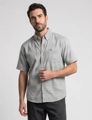 Camisa casual Cavalatti manga corta para hombre