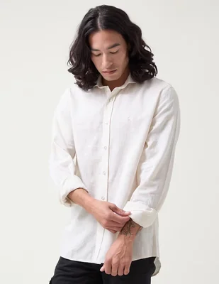 Camisa casual Altonadock manga larga para hombre