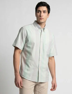 Camisa casual manga corta para hombre