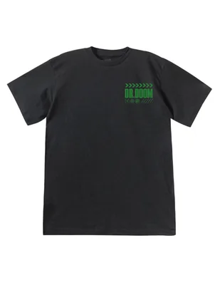 Playera Mascara De Latex Dr. Doom manga corta para hombre