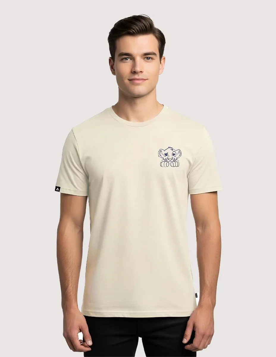 Playera cuello redondo para hombre
