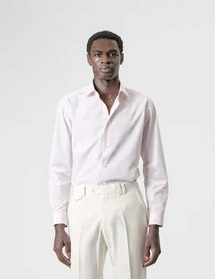 Camisa formal Puroego de algodón manga larga para hombre