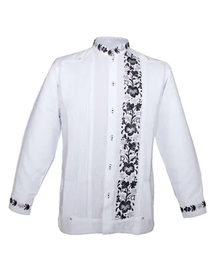 Guayabera manga larga Teya Artesanal para hombre