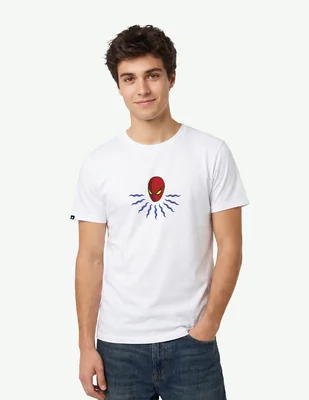 Playera disney marvel urbano cuello redondo para hombre