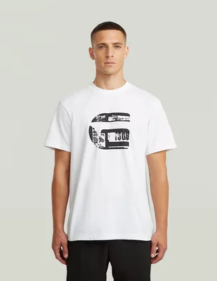 Playera G-Star cuello redondo para hombre