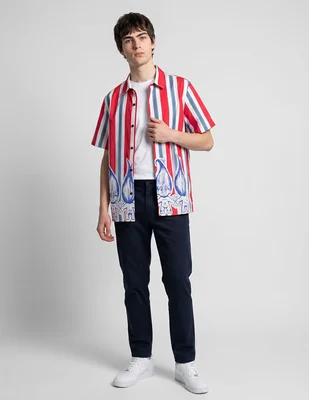 Camisa casual Universal manga corta para hombre