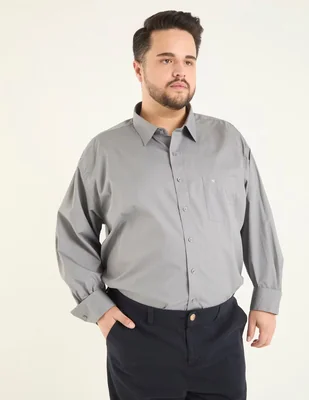 Camisa de vestir Manchester manga larga para hombre