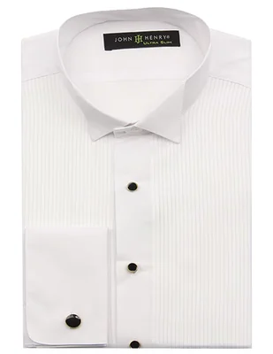 Camisa de vestir John Henry de manga larga para hombre