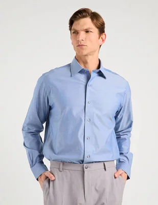 Camisa de vestir Brooks Brothers de algodón manga larga para hombre