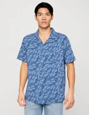 Camisa casual Fabletics de algodón manga corta para hombre