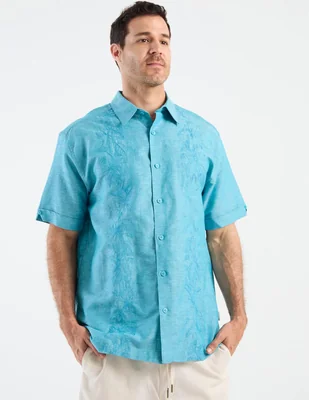 Camisa casual Cubavera manga corta para hombre