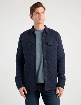 Sobrecamisa casual Faherty de algodón manga larga para hombre