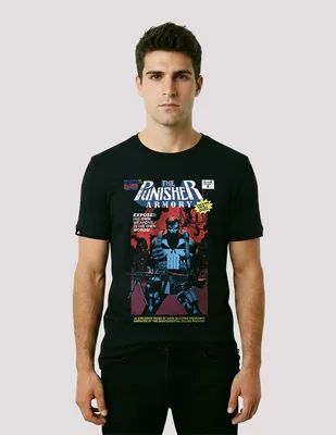 Playera disney the punisher cuello redondo para hombre