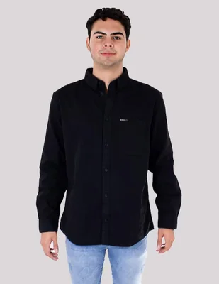 Camisa casual Buffalo Jeans David Bitton de algodón manga larga para hombre