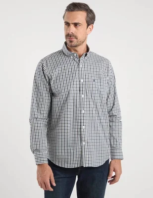 Camisa Dioro de algodón manga larga para hombre