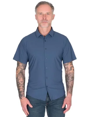 Camisa casual Generra manga corta para hombre