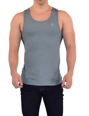 Playera John Leopard Ribbed cuello redondo para hombre