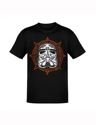 Playera Karani-Art Azteca cuello redondo para hombre