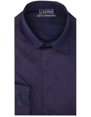 Camisa formal elemento uomo mezcla de materiales manga larga para hombre
