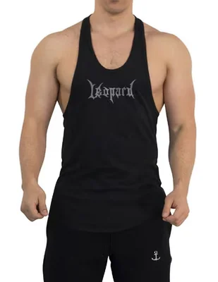 Playera John Leopard Stringer Dark Series cuello redondo para hombre