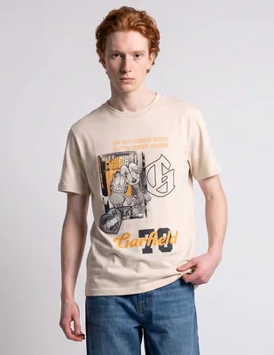 Playera tee bar cuello redondo para hombre